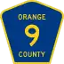 County Route 9 marker