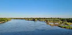 The Orange River on the outskirts of town