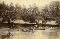 Orange loading at Viaroa, Tahiti, 1887