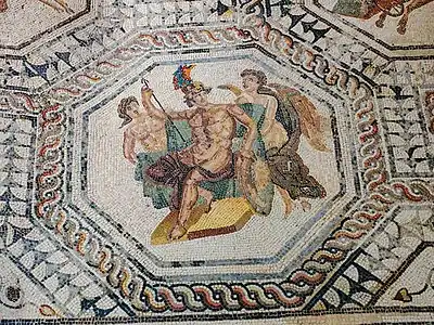 Mosaic of the deities of the week: God Mars