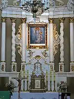 Image of Our Lady of Consolation above the High altar in Orchówek