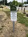 Park rules sign