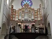 Iberian style organ (Joaquin Lois Cabello and Christine Vetter, 2018), in St. Martin’s Church, Grandvillars. Ablitzer was the consultant for its building.