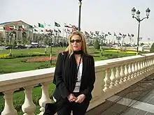 Orly Azoulay in Riyadh during the Arab summit in 2007.