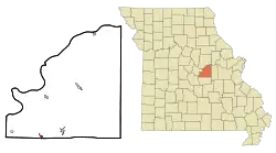 Location of Argyle, Missouri