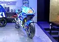 The Ecstar Suzuki GSX-RR, ridden by Maverick Viñales in the 2016 season on display.