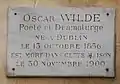 Oscar Wilde's final address was at the dingy Hôtel d'Alsace (now known as L'Hôtel), in Paris