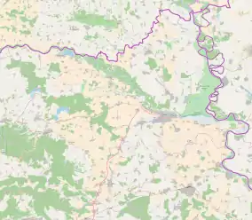 Nemetin is located in Osijek-Baranja County