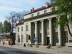 Main post office building in Ostrowiec Świętokrzyski