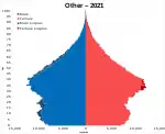 Other ethnic group: Total