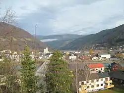 View of the town of Otta