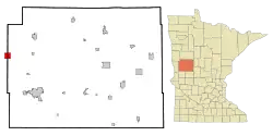 Location of Rothsay, Minnesota