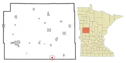 Location of Urbank, Minnesota
