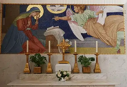 Altar mosaics of Church of St. Leopold by Bruno Mayer (1903-1907)