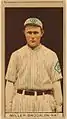 Miller's 1912 baseball card