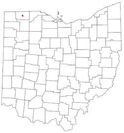 Location of Ottokee, Ohio