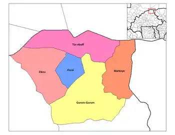 Gorom-Gorom Department location in the province