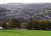 Oughtibridge from the east, from a height of 140 metres