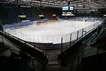 Interior view of the arena in 2016.