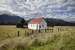 Our Lady of the River church, Jacobs River, in 2011. The church was destroyed by Cyclone Fehi in 2018.