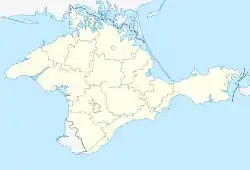 Luhanske is located in Crimea
