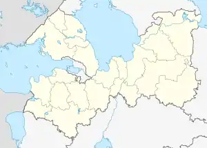 Vaganovo is located in Leningrad Oblast