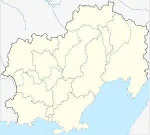 Nagayevo is located in Magadan Oblast