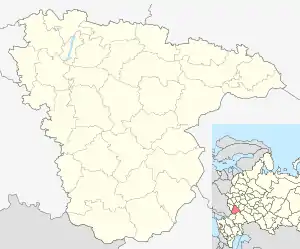 Borshchyovo is located in Voronezh Oblast