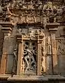 Window carving on outerwall of the Arunachaleshswara shrine in the Bhoga Nandeeshvara temple complex