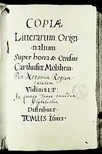 Handwritten front page of an old book.