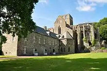 Overall view of Hambye abbey
