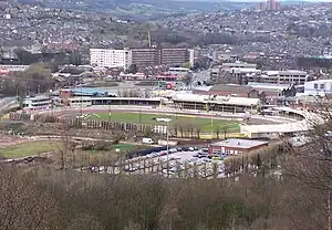 Owlerton Stadium, Sheffield's home for a period during the 1980s and 1990s.