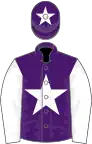PURPLE, Wine star, Purple sleeves, Purple cap and White star