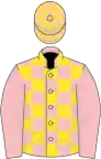 Pink and Yellow check, Pink sleeves