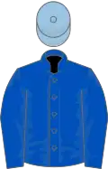 Blue, blue sleeves, soft blue cap