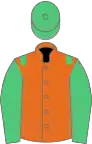 Orange, Emerald Green epaulets, sleeves and cap