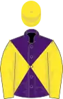 Purple and yellow Diablo, yellow sleeves and cap