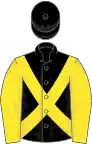 Black, yellow cross belts and sleeves