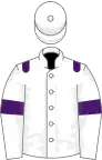 White, Purple epaulets and armlets