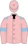 Pink, light blue epaulets and armlets