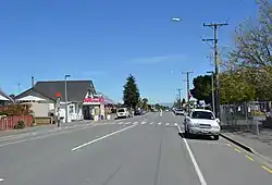 The main street (Inland Scenic Route) of Oxford