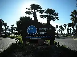 Oxnard Beach Park entrance