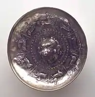 Silver patera from Hispania (Roman Spain), 2nd–1st century BC)