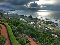 View of Pūpūkea towards the ocean