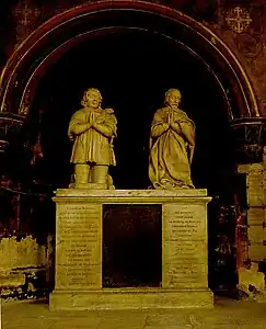 Rostaing tombs in the Chapel of the Patron Saints