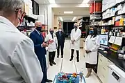 President Joseph Biden visits the Vaccine Research Center