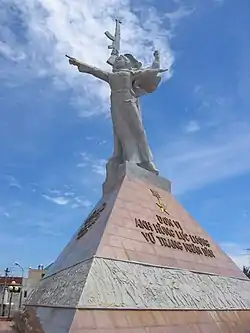 Monument commemorating the PAVN victory in the Battle of Xuân Lộc