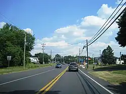 Eastbound PA 248 in Cherryville