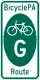 BicyclePA Route G marker