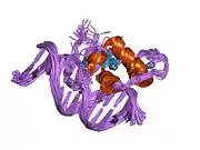 1lo1: ESTROGEN RELATED RECEPTOR 2 DNA BINDING DOMAIN IN COMPLEX WITH DNA